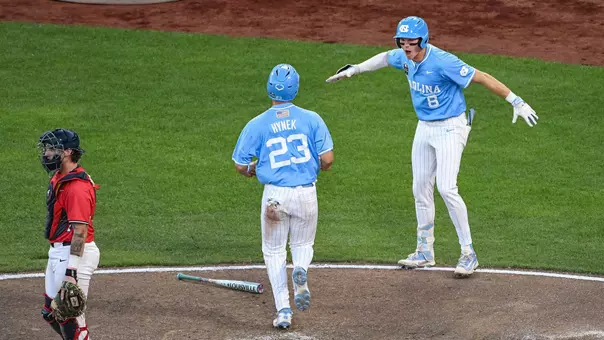 Colin Hynek, Owen Hull
University of North Carolina Baseball v Ole Miss
NCAA Tournament
College World Series
Charles Schwab Field Omaha
Ohama, NE
Friday, June 12, 2026