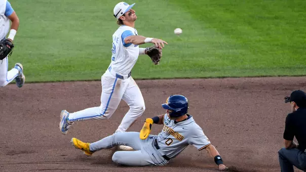 Jake Schaffner
University of North Carolina Baseball v West Virginia
NCAA Tournament
College World Series
Charles Schwab Field Omaha
Ohama, NE
Sunday, June 14, 2026