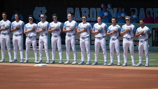 national anthem
University of North Carolina Baseball v USC; University of Southern California
NCAA Tournament
Super Regionals
Boshamer Stadium
Chapel Hill, NC
Friday, June 5, 2026