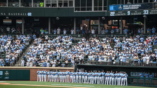 National Anthem
University of North Carolina Baseball v USC
NCAA Super Regionals
Boshamer Stadium
Chapel Hill, NC
Saturday, June 6, 2026
