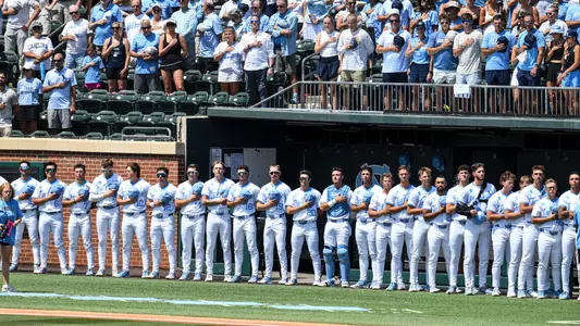 National Anthem
University of North Carolina Baseball v USC
NCAA Super Regionals
Boshamer Stadium
Chapel Hill, NC
Sunday, June 7, 2026