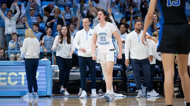Celebration
University of North Carolina Women's Basketball vs Duke
Carmichael Arena
Chapel Hill, NC
Sunday, March 1, 2026