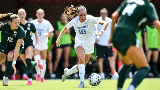 Bella Devey
University of North Carolina Women’s Soccer v Michigan State
Dorrance Field
Chapel Hill, NC
Sunday, August 23, 2026