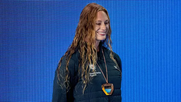 Skyler Smith Podium Pan Pacific Championships