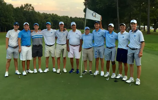 Bill Williamson with 2018 men's golf team