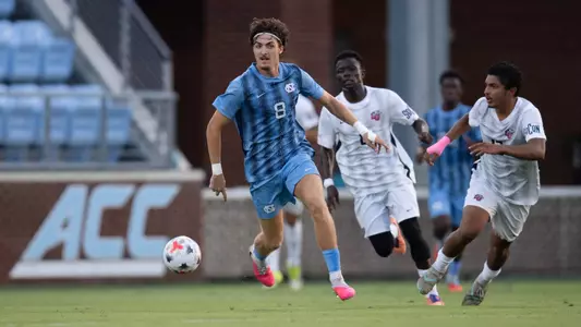 Nico Loebus
University of North Carolina MenÕs Soccer v Liberty
Dorrance Field
Play2Dream Stadium
Chapel Hill, NC
Sunday, August 9, 2026
