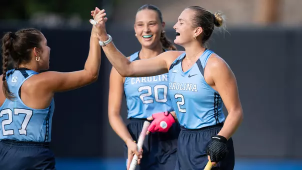 Charly Bruder, Caroline Golden, Hope Haynes
University of North Carolina Field Hockey v ODU; Old Dominion
Karen Shelton Stadium
Chapel Hill, NC
Friday, September 11, 2026