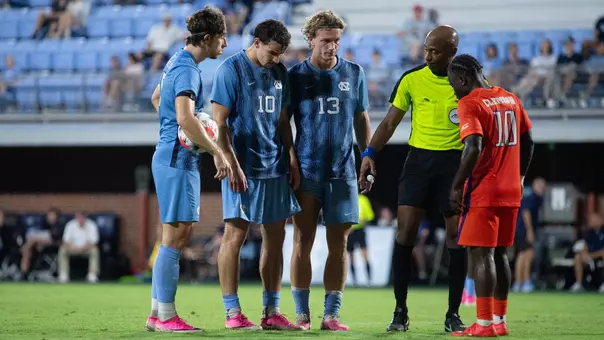 Nick Lockermann, Joschi Schelb, Luca Nikolai
University of North Carolina Men’s Soccer v Clemson
Dorrance Field
Chapel Hill, NC
Saturday, September 19, 2026