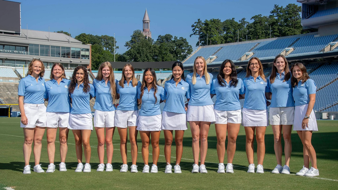 2026-2027 team
University of North Carolina Women’s Golf
Kenan Stadium
Chapel Hill, NC
Monday, August 24, 2026