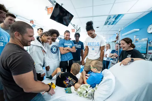 MBB visits UNC Children's Hospital for Montross Day of Service