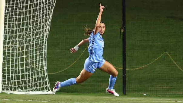 Bella Devey Records Brace at UVA