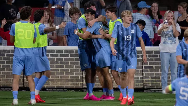 Joschi Schelb, celebration
University of North Carolina Men’s Soccer v Lipscomb
Dorrance Field
Play2Dream Stadium
Chapel Hill, NC
Saturday, September 26, 2026