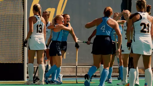 Reese Anetsberger & Charly Bruder celebrate at Cal