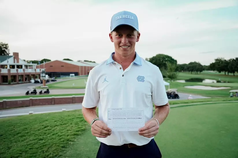 Niall Sheils Donegan Ties UNC Men's Golf, Colonial Records With 61 Niall Sheils Donegan Ties UNC Men's Golf, Colonial Records With 61