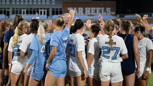 huddle
University of North Carolina Women’s Soccer v Fairfield University
Dorrance Field
Play2Dream Stadium
Chapel Hill, NC
Thursday, August 13, 2026
