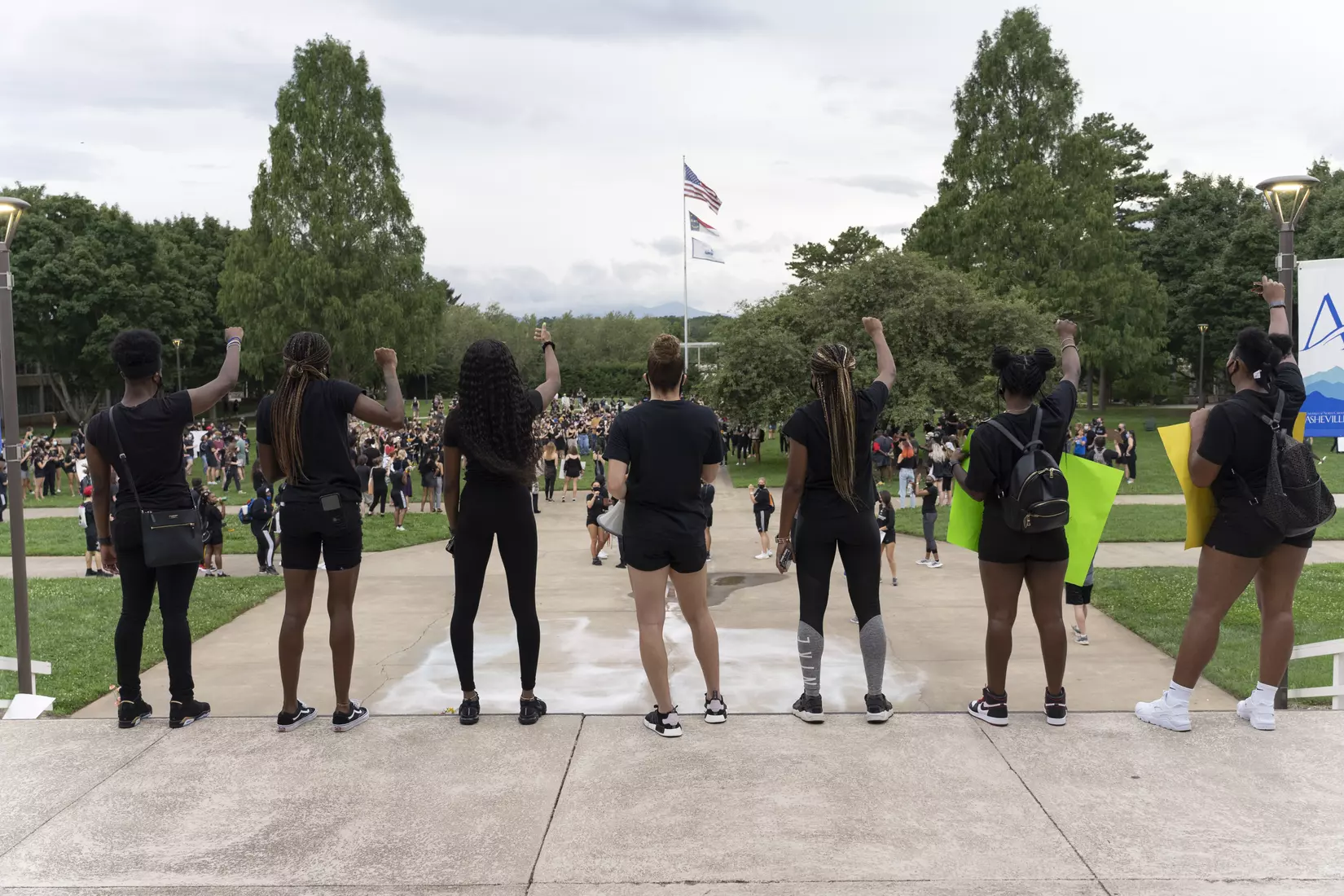 UNC Asheville BLM Rally