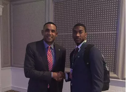 Gilmore at NCAA Convention
