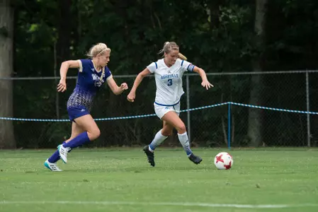 Houser and Chillson Each Net Goals in 2-0 Road Victory Image