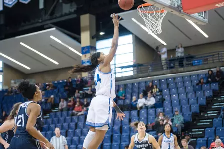 Fitzgerald, Scott and Corpening Have Career Days as UNC Asheville Stymies Winthrop 70-48 Image
