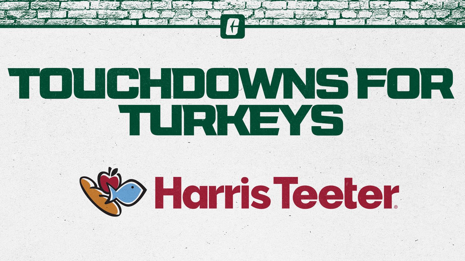 Harris Teeter's Touchdowns for Turkeys to Benefit Second Harvest Food Bank of Metrolina - Charlotte Athletics Harris Teeter's Touchdowns for Turkeys to Benefit Second Harvest Food Bank of Metrolina - Charlotte Athletics