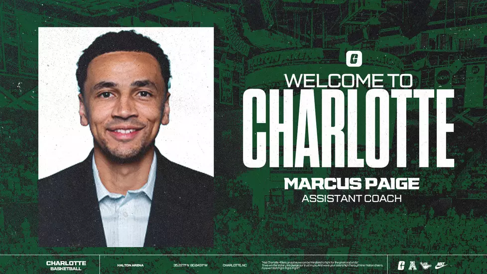 Marcus Paige Named Charlotte 49ers Men’s Basketball Assistant Coach Marcus Paige Named Charlotte 49ers Men’s Basketball Assistant Coach