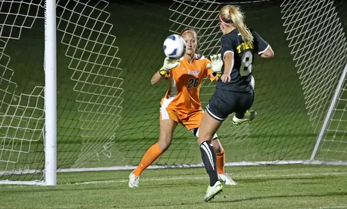 Women's Soccer Makes History with Season-Opening Win. Image