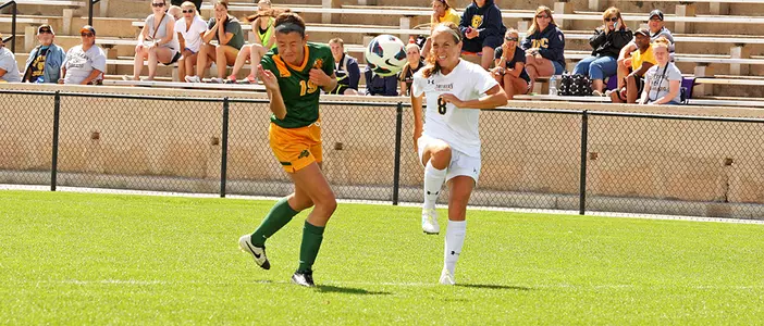 Women's Soccer Snaps Home Winning Streak with Loss to North Dakota State, 2-1. Image