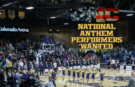 National Anthem performers wanted.