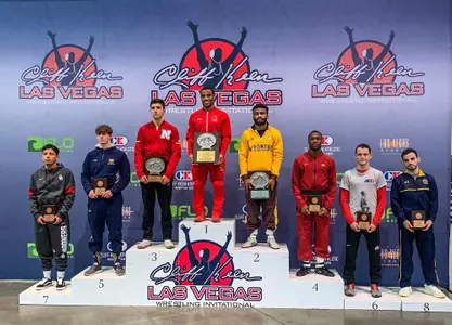 Mosha podium Cliff Keen '19