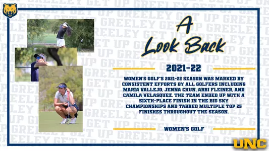 Year In Review Women's Golf 2021-22