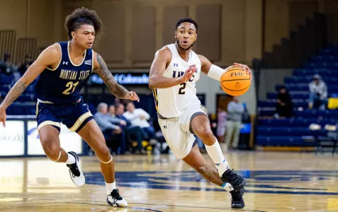 Matt Johnson II driving to the basket