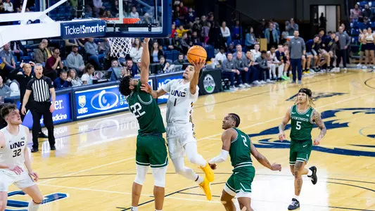 Daylen Kountz going for a layup