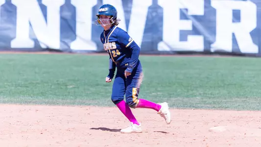 Emma Osborne at second base