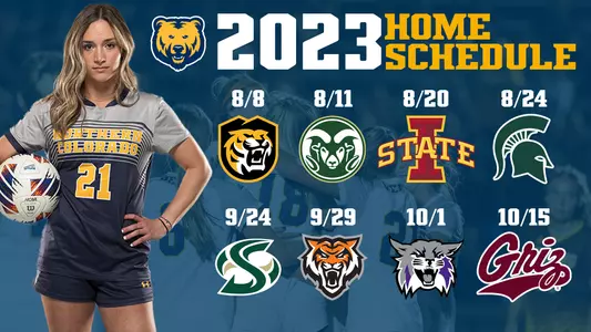 2023 Home Soccer Schedule Graphic