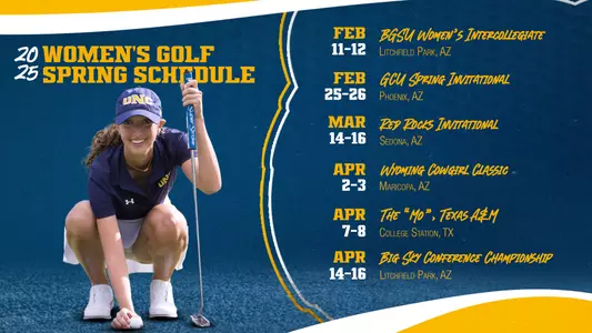 WGolf 2025 Schedule Graphic