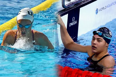 Erokhina and Rabess at Worlds