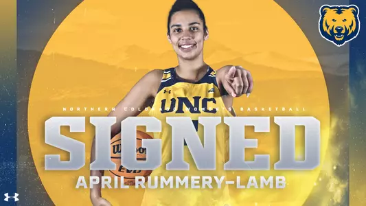 April Rummery-Lamb Signing Graphic