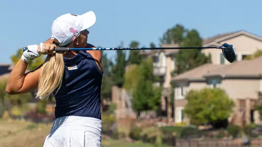 Olivia Salonek Teeing Off