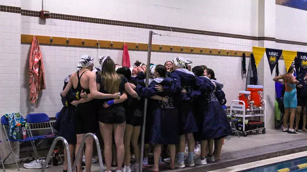 Swim Team Huddle