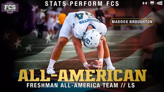 Maddox Broughton - Stats Perform FCS Freshman All-America