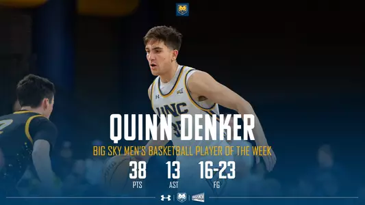 Quinn Denker MBB Player of the Week