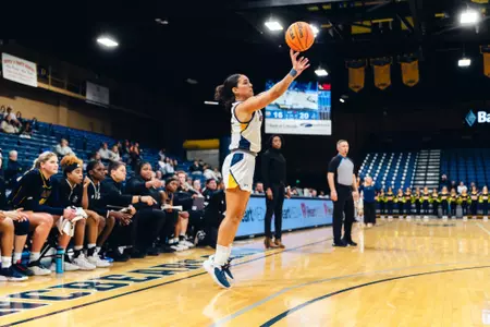 Gabi Fields Shooting a Three