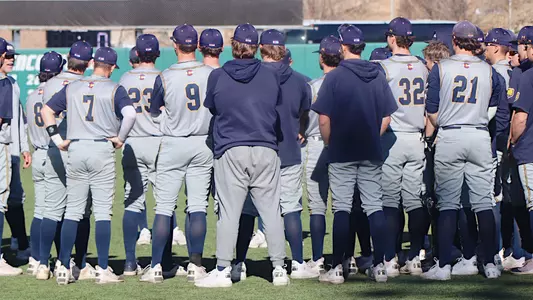 Baseball Huddle at New Mexico
