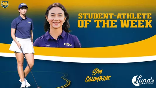 Sam Colombine Wins UNC Athlete of the Week