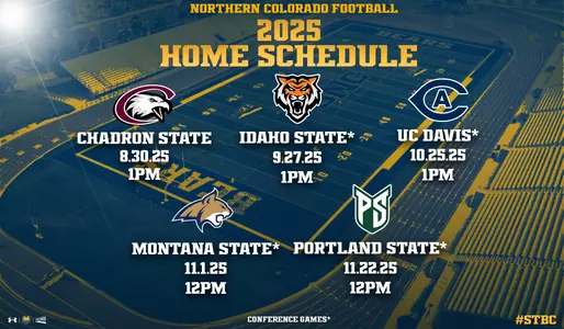 2025 FB Home Schedule Kickoff Times