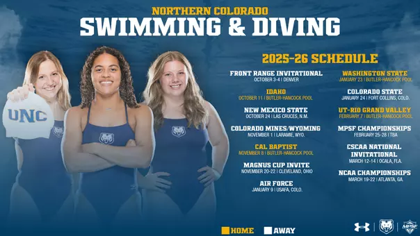 2025-26 Swim & Dive Schedule