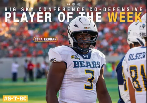Ezra Ekuban Earns Big Sky Defensive Player of the Week