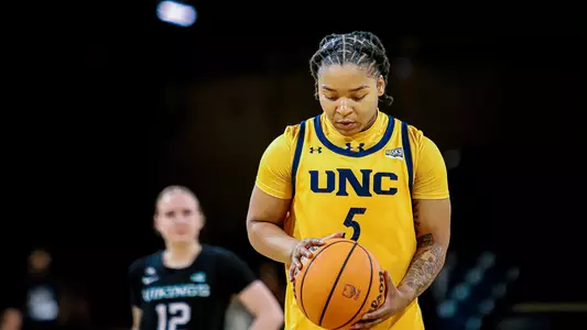 Neenah George at the Free Throw Line