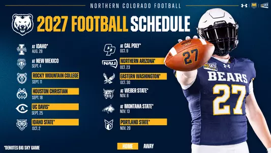 2027 Football Schedule
