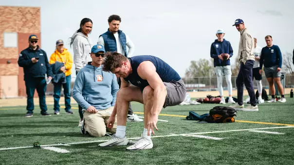 Charlie Garrison on Pro Day, 2026